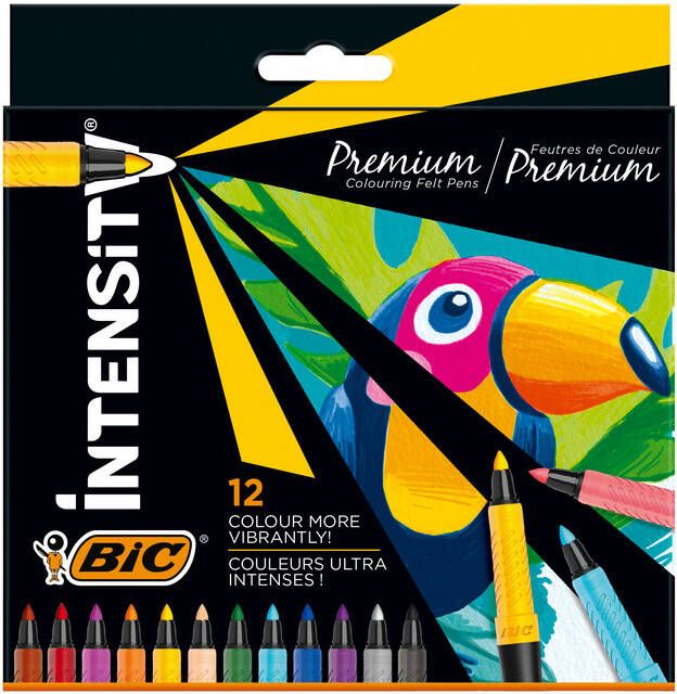 Bic Kleurstift Intensity etuiÃƒ 12 kleuren