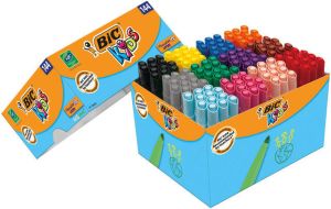 Bic Kleurstift Kids Ecolutions Visacolor XL Schoolbox 144 stuks assorti
