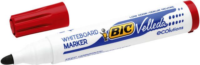Bic Viltstift 1701 whiteboard rond rood 1.4mm