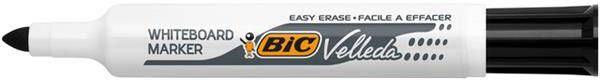 Bic Whiteboardmarker Velleda 1711 rond large zwart - Foto 3