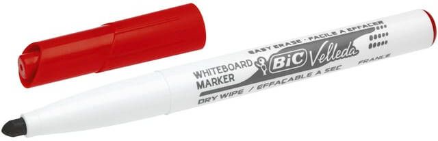 Bic Whiteboardmarker Velleda 1741 rond medium rood