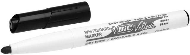 Bic Whiteboardmarker Velleda 1741 rond medium zwart