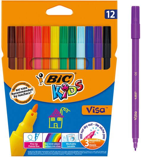 Bickids Kleurstift Bic Kids Ecolutions Visacolor assorti