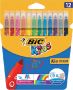 Bickids Kleurstift Bic Kids Ecolutions Visacolor XL ass medium etuiÃƒ 12st - Thumbnail 2