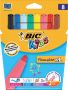 Bickids Kleurstift Bic Kids Visacolor XL blister Ã  8 stuks assorti - Thumbnail 1