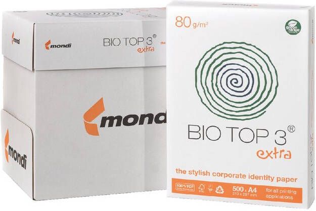 Biotop Kopieerpapier 3 A4 80gr naturel 500vel