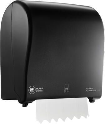 BlackSatino Handdoekroldispenser PT50 zwart 335340