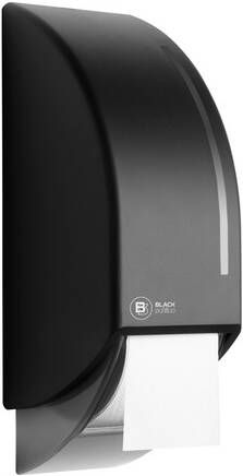 BlackSatino Toiletpapierdispenser CT10 duo zwart 331940