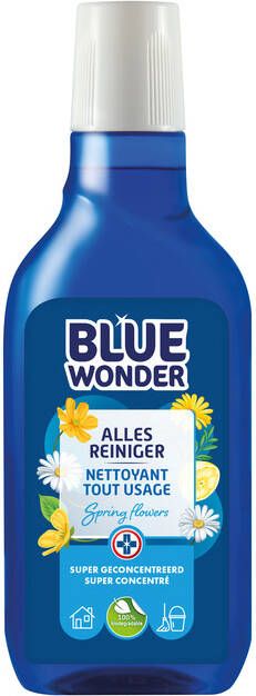 Blue Wonder Allesreiniger met dop dosering 750ml