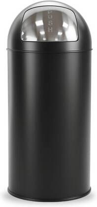 BRASQ Afvalbak Push Bin PB230+ 30 liter zwart - Foto 1