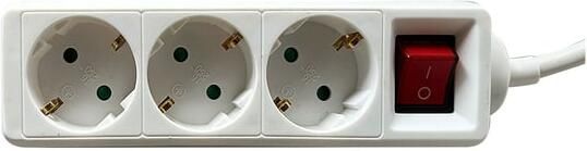 BRASQ Stekkerdoos 3 voudig 3 meter wit