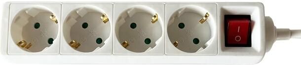 BRASQ Stekkerdoos 4 voudig 1.4 meter wit