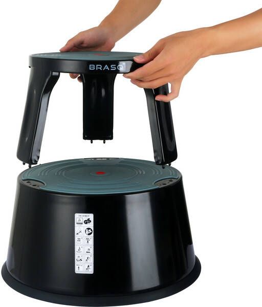 Brasq Rolkruk Premium uit metaal zwart - Foto 3