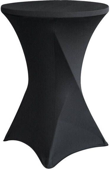 Brasq Hoes voor statafel zwart diameter 80 cm