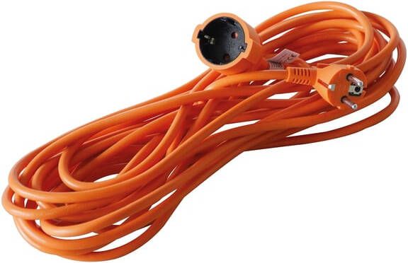 BRASQ Verlengkabel 20m oranje