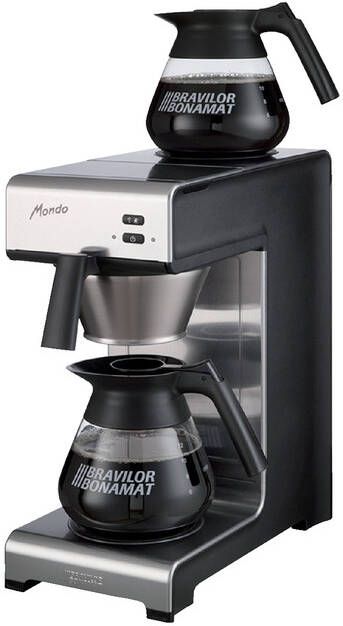 Bravilor Bonamat filterkoffieapparaat Mondo met 2 glazen koffiekannen - Foto 3
