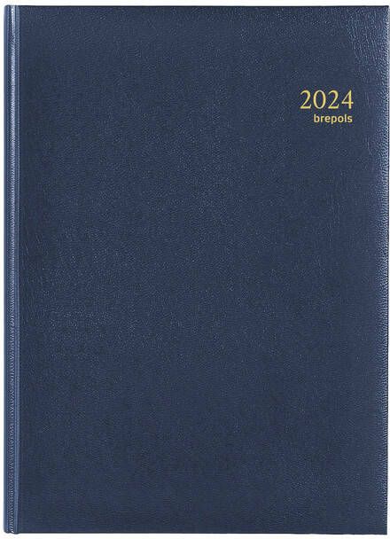 Brepols AGENDA 2023 OMEGA LIMA 7D 2P BLAUW