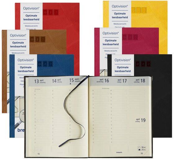 Brepols Agenda 2026 Optivision Lucca 7dagen 2pagina's assorti - Foto 3