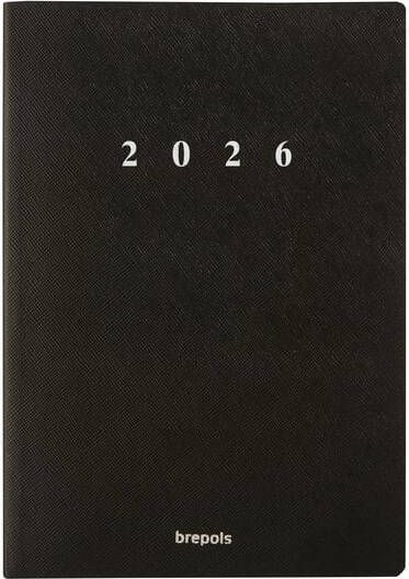 Brepols Agenda 2026 Essential Urban 7dagen 2pagina's Urban zwart
