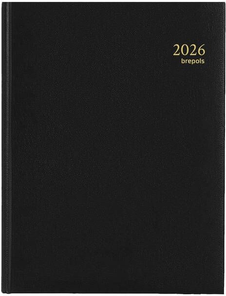 Brepols Agenda 2026 Timing Lima 7dagen 2pagina's viertalig zwart - Foto 3