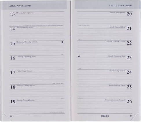 Brepols Agendavulling 2026 Breplan 7dagen 1pagina