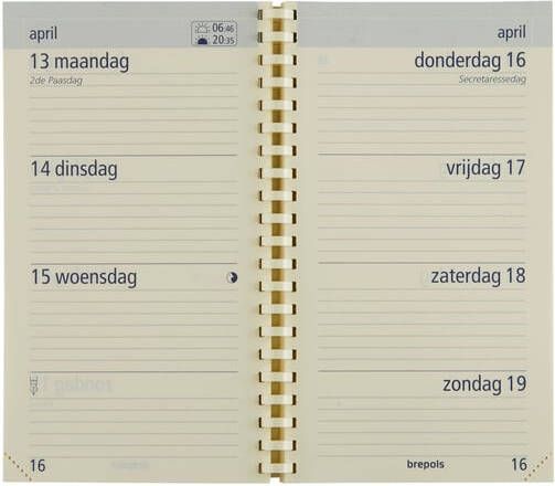 Brepols Agendavulling 2026 Optivision Pocket 7dagen 2pagina's - Foto 2