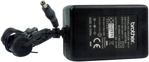 Brother Adapter P-touch AD-24ES 9V 1.6A - Foto 2