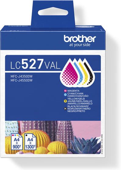 Brother Inktcartridge LC-527 zwart + 3 kleuren - Foto 2