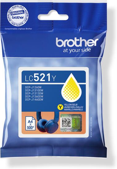Brother inktcartridge 900 pagina's OEM LC-527Y geel - Foto 2
