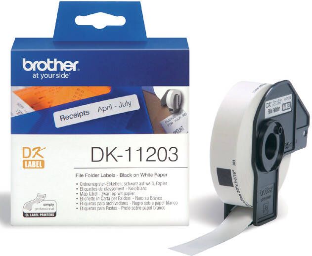 Brother etiketten voor QL ft 17 x 87 mm pak van 300 etiketten