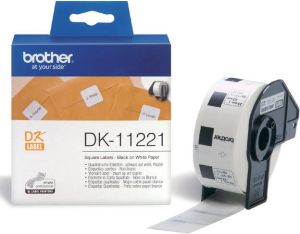Brother etiketten voor QL ft 23 x 23 mm pak van 1000 etiketten