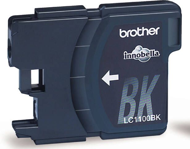 Brother LC-1100BK Black Ink Cartridge 2 stuks inktcartridge 2 stuk(s) Origineel Zwart (LC-1100BKBP2) - Foto 1