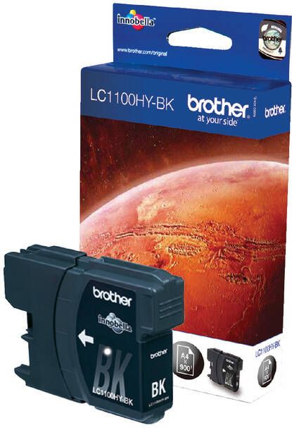 Brother Inktcartridge LC-1100HYBK zwart HC