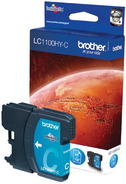Brother Inktcartridge LC-1100HYC blauw HC