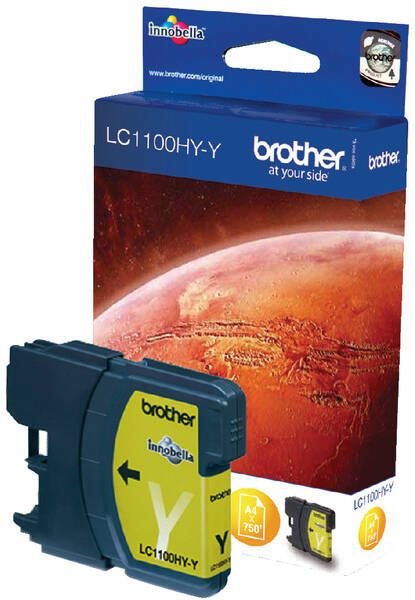 Brother Inktcartridge LC-1100HYY geel HC