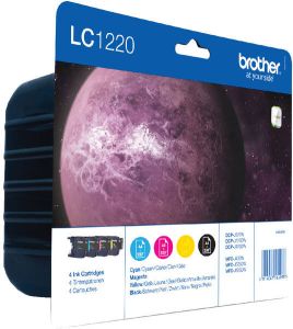 Brother inktcartridge 300 pagina&apos;s OEM LC-1220VALBP 4 kleuren