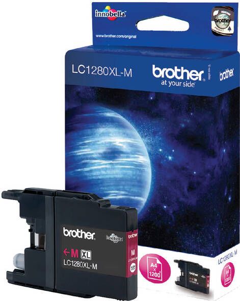 Brother Inktcartridge LC-1280XLM rood HC