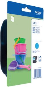 Brother LC-221C inktcartridge 1 stuk(s) Origineel Cyaan (LC-221C)