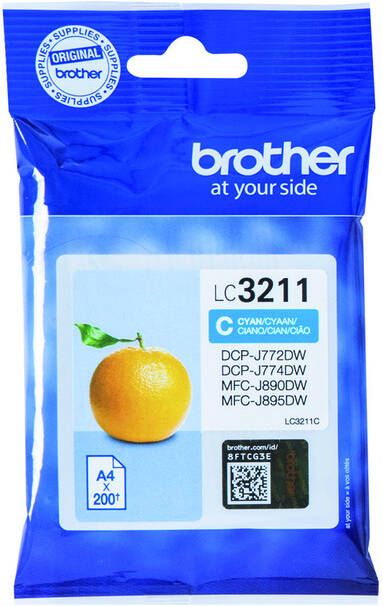 Brother Inktcartridge LC-3211 blauw