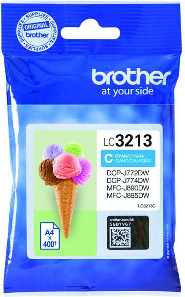Brother Inktcartridge LC-3213 blauw HC