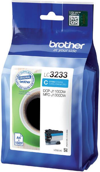 Brother Inktcartridge LC 3233 blauw