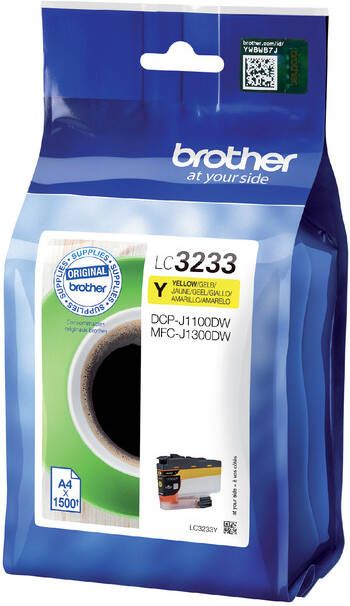 Brother Inktcartridge LC 3233 geel