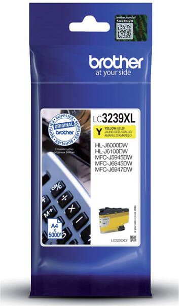 Brother Inktcartridge LC-3239XL geel HC