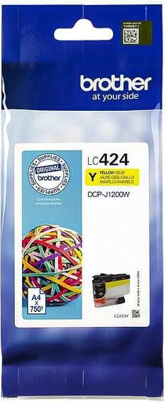 Brother inktcartridge 750 pagina&apos;s OEM LC-424Y geel - Foto 3