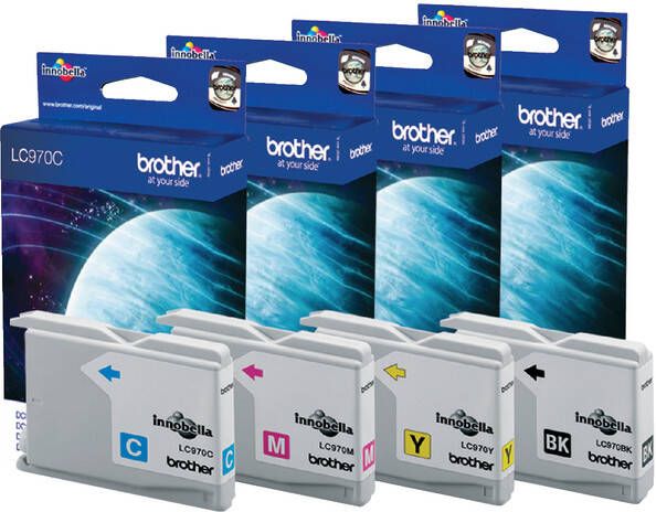 Brother LC970Y inktcartridge 1 stuk(s) Origineel Geel (LC-970Y)