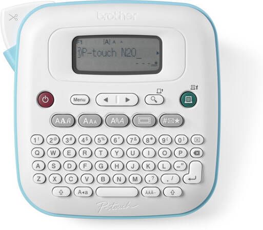 Brother Labelprinter P-touch Btag PT-N20 desktop qwerty 12mm wit