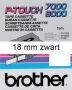Brother TX-241 labelprinter-tape Zwart op wit (TX-241) - Thumbnail 3