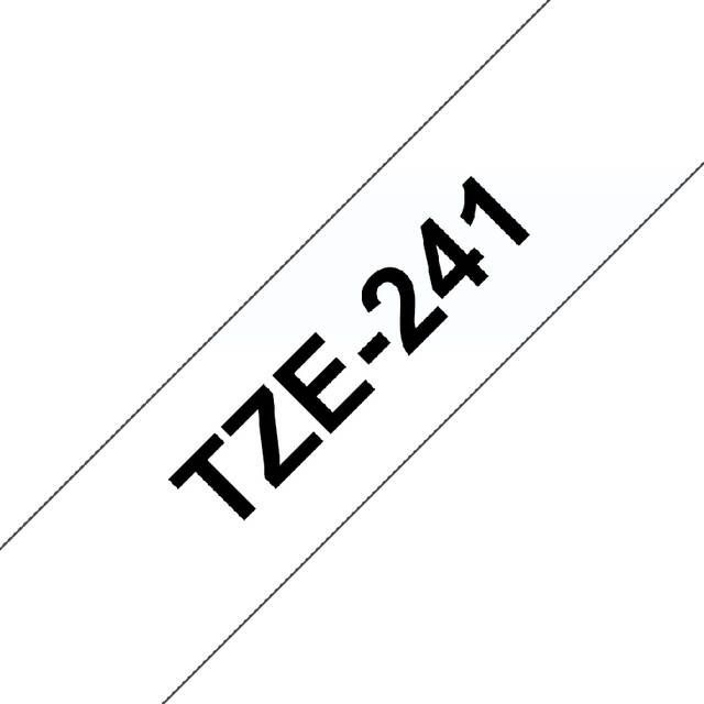 Brother TZe241 labelprinter-tape Zwart op wit TZe (TZE-241)