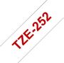 Brother Labeltape P-touch TZE-252 24mm rood op wit - Thumbnail 1