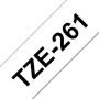 Brother Labeltape P-touch TZE-261 36mm zwart op wit - Thumbnail 2